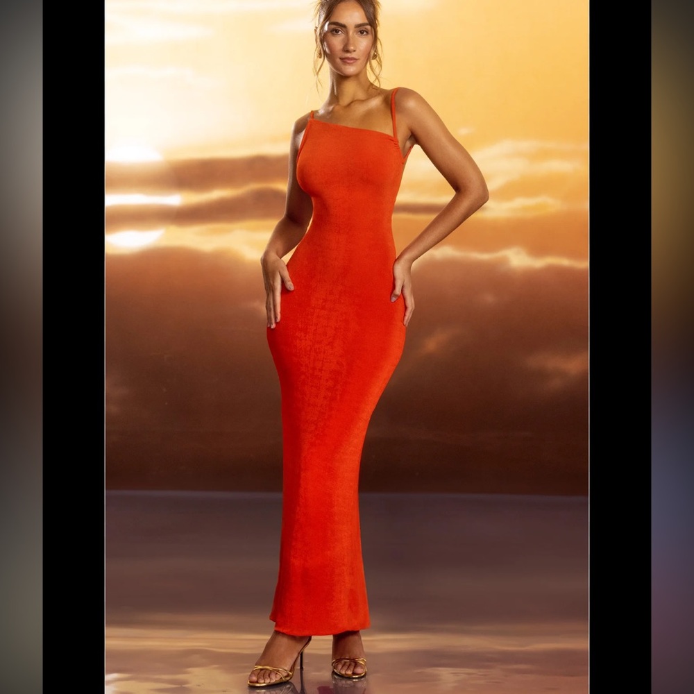 Oh Polly Noelia Red Maxi Dress